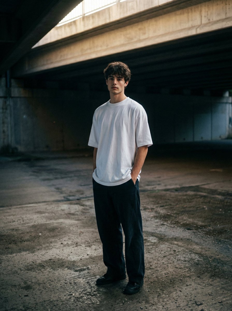 Urban Solitude: A Cinematic Portrait