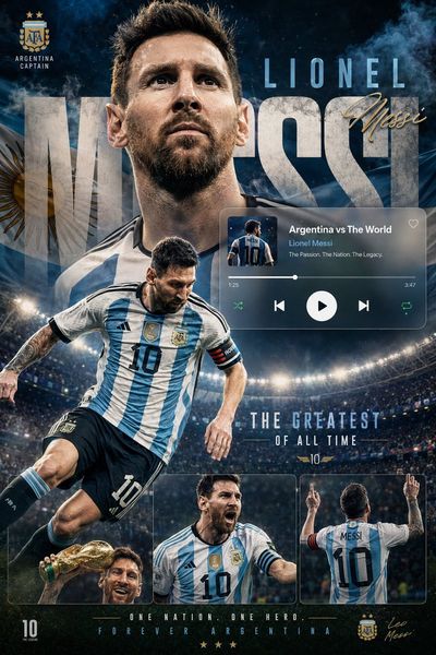 Messi orchestrates a cinematic victory for Argentina on the pitch