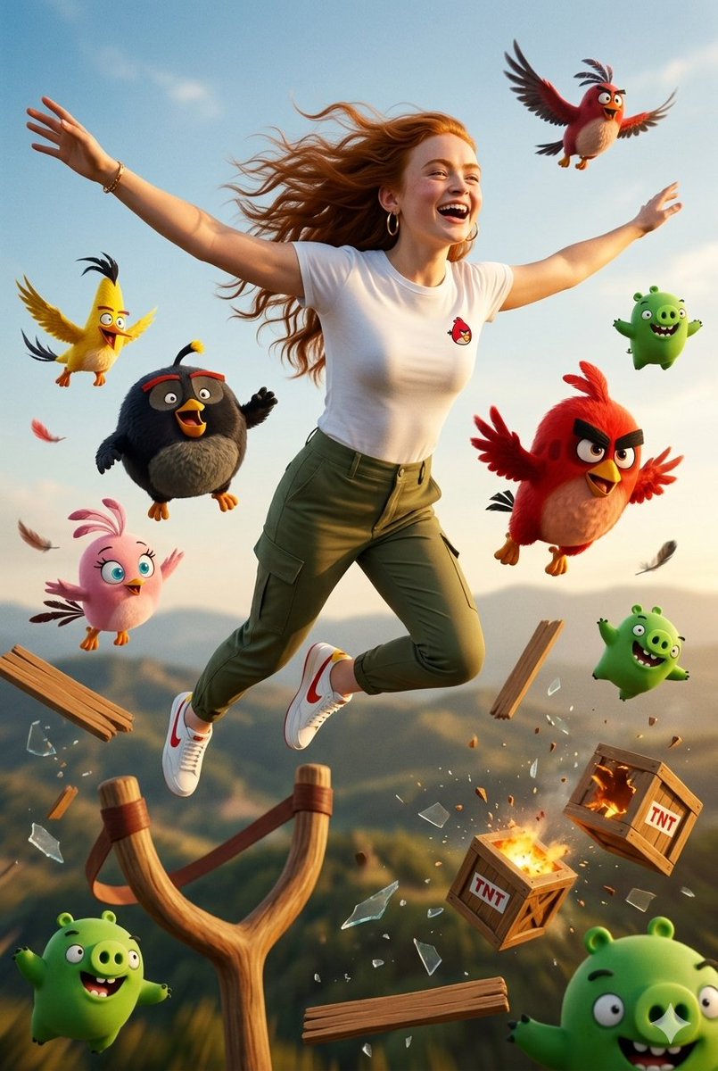 Soaring Through a Chaotic Sky: A Cinematic Flight Scene