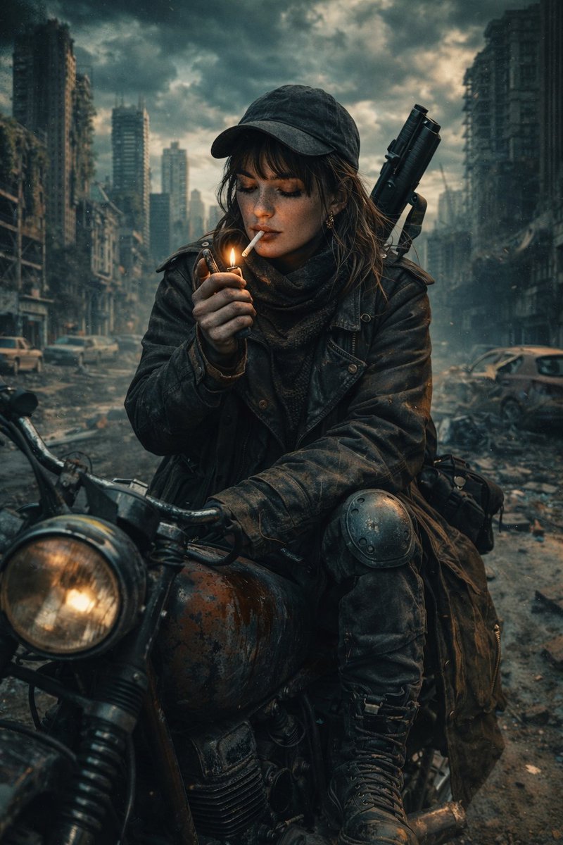 Rugged Resilience: A Post-Apocalyptic Portrait