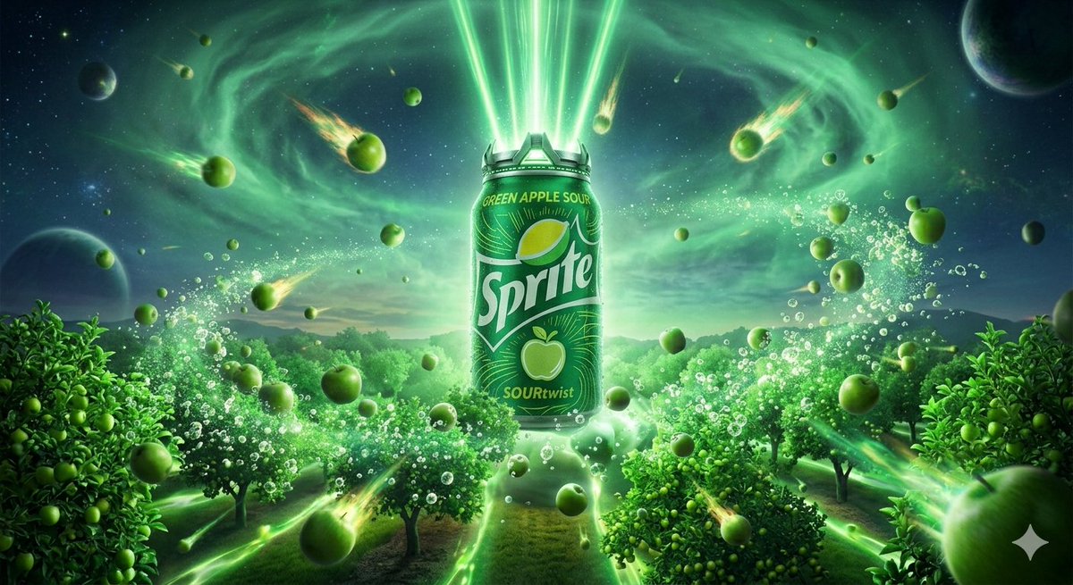 Cosmic Green Apple Surge