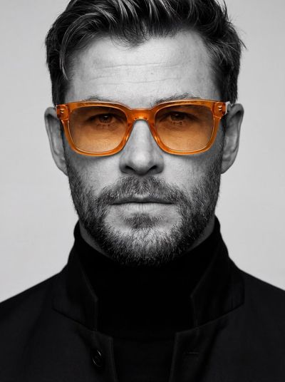 Amber Frames in a Monochrome Gaze