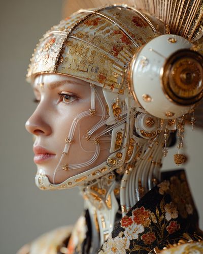 Futuristic Ronin Meets Cyberpunk Fashion