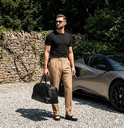 Sleek Elegance: Men's Lifestyle Shot