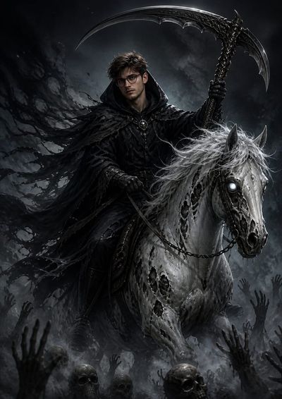 Reaper's Ride Through the Mist