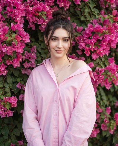 Blooming Beauty: A Portrait of Playfulness