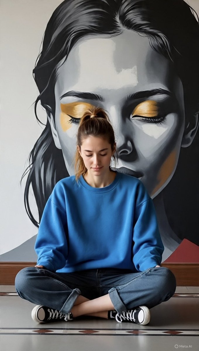 Harmony in Contrast: Portraits of Serenity