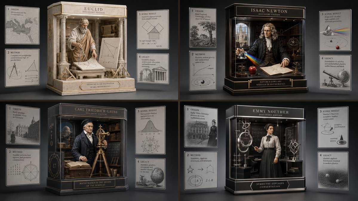 Euler's formula diorama captures mathematical beauty in a luxury box