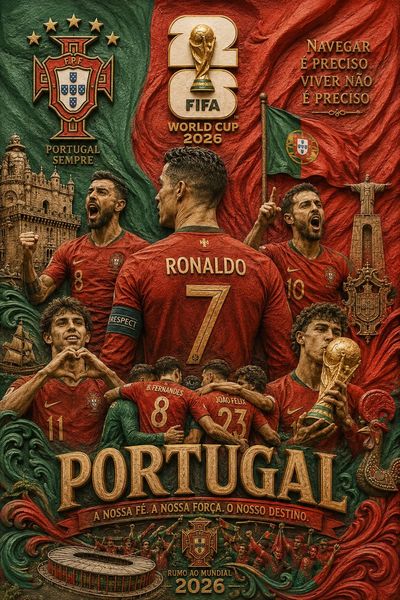 Spanish clay relief poster celebrates FIFA World Cup 2026