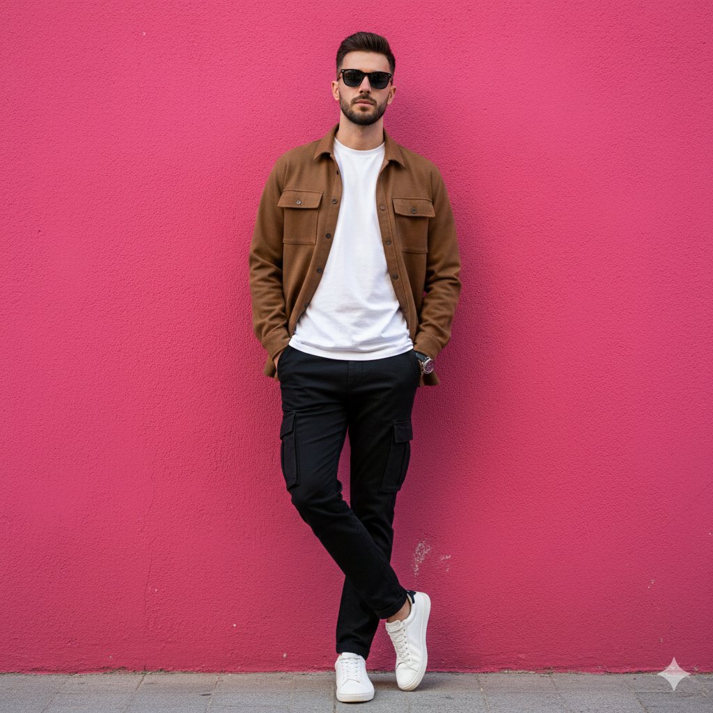 Bold Style Meets Vibrant Backdrops
