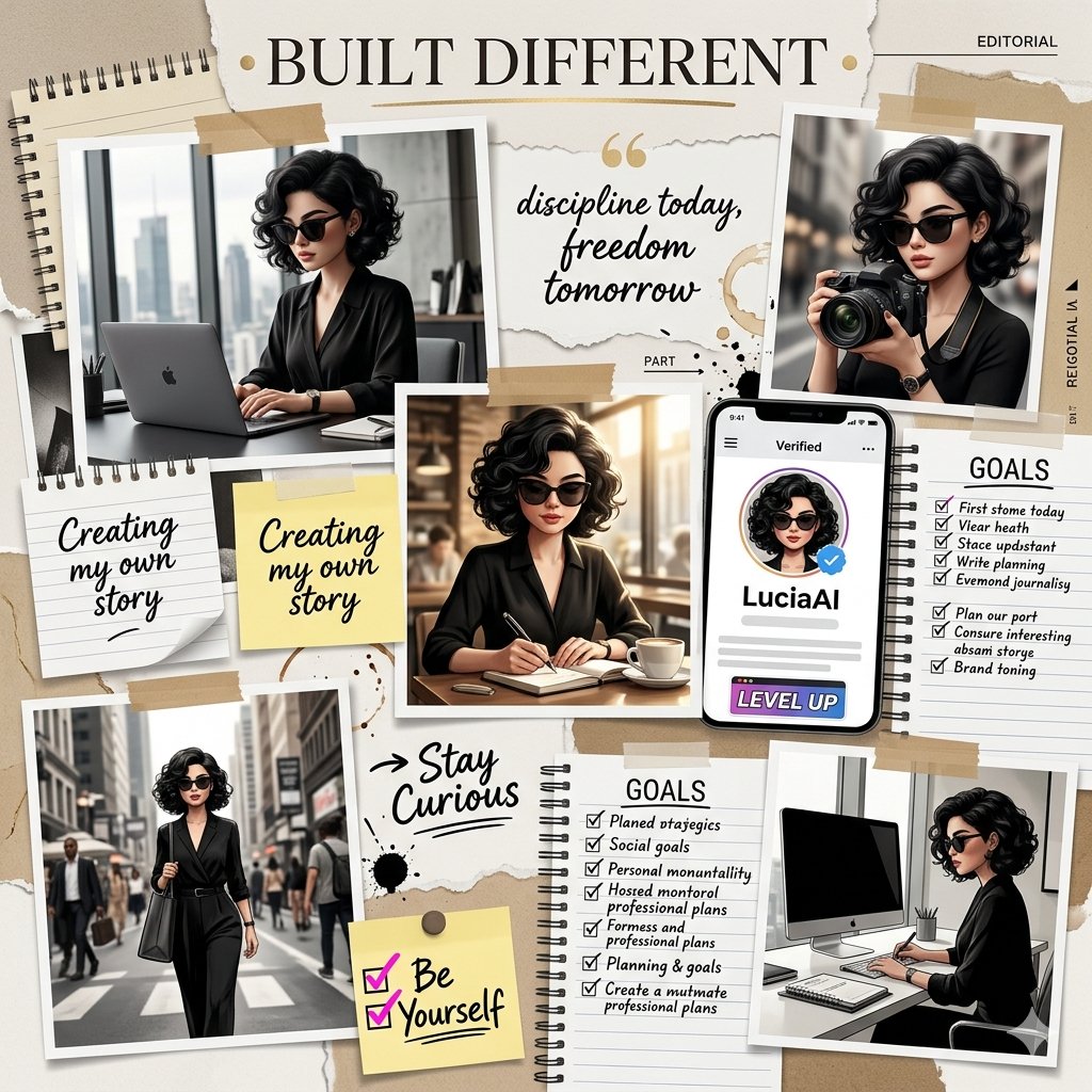 Crafting Identity: The ‘BUILT DIFFERENT’ Vision Board