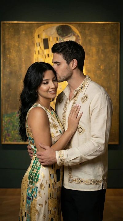 Timeless Romance in Golden Hues