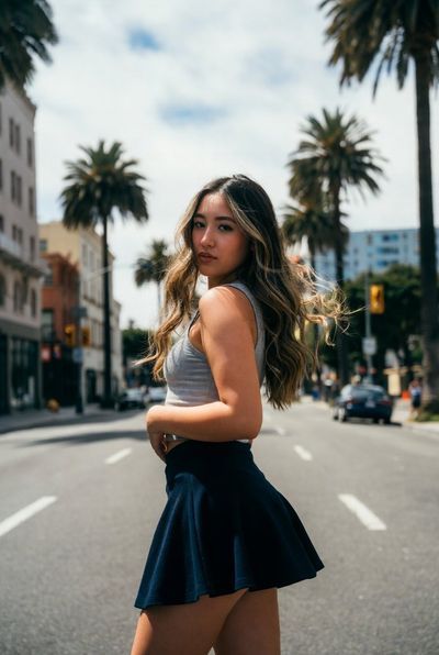 Golden Hour Dream: A Hollywood Adventure