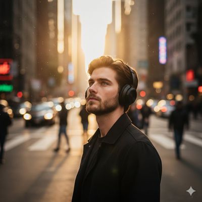 Urban Solitude in Golden Hour