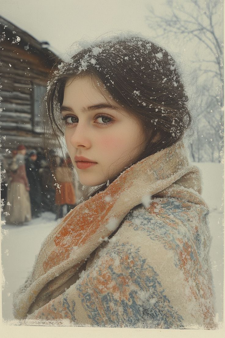 Whispers of Winter: A Portrait in Snow
