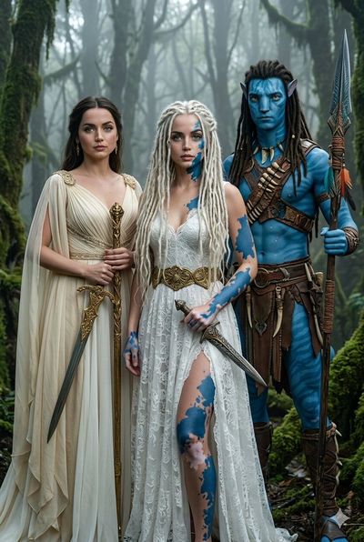 Warrior Daughter in a Misty Forest: A Hero's Legacy