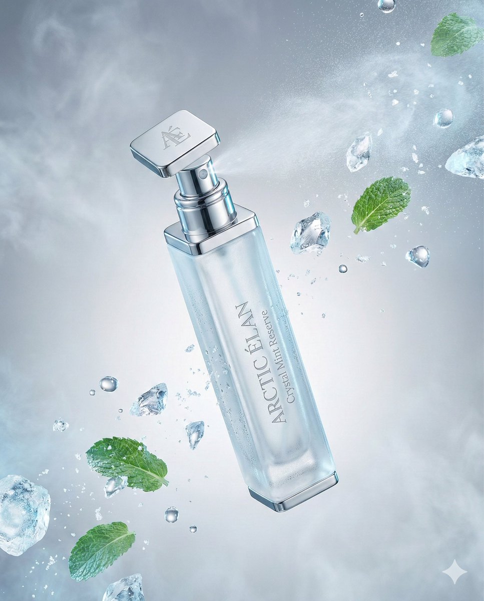 ARCTIC ÉLAN: Crystal Mint in Platinum Frost
