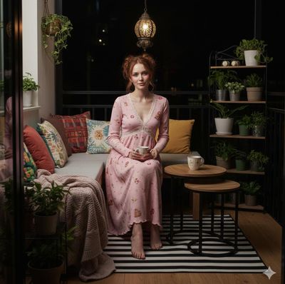 Bohemian Bliss on an Urban Balcony