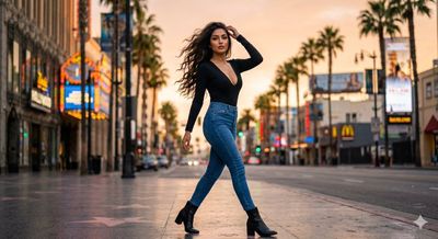 A Cinematic Fantasy on the Walk of Fame