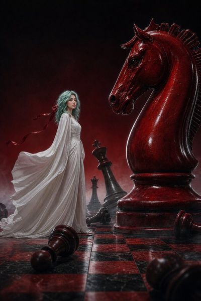 Silent Confrontation on a Blood-Red Chessboard