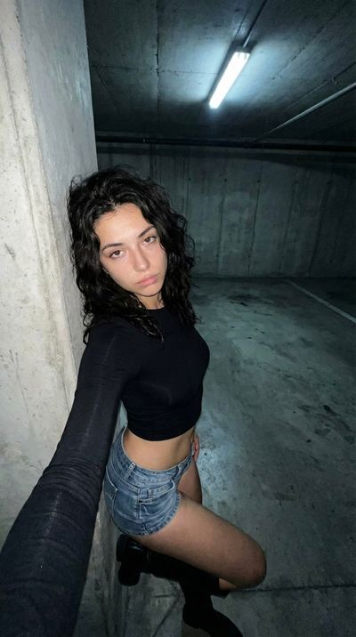 Midnight Selfie in a Gritty Garage