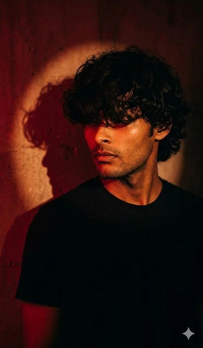 Shadowed Form: A Portrait of Intrigue