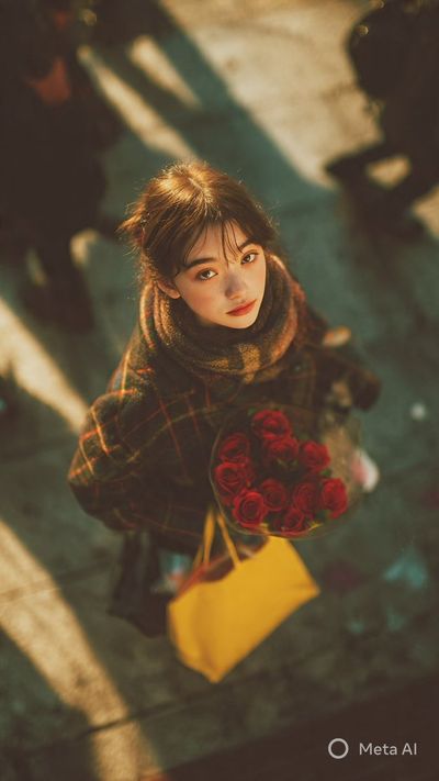 Urban Reverie: A Moment in Bloom