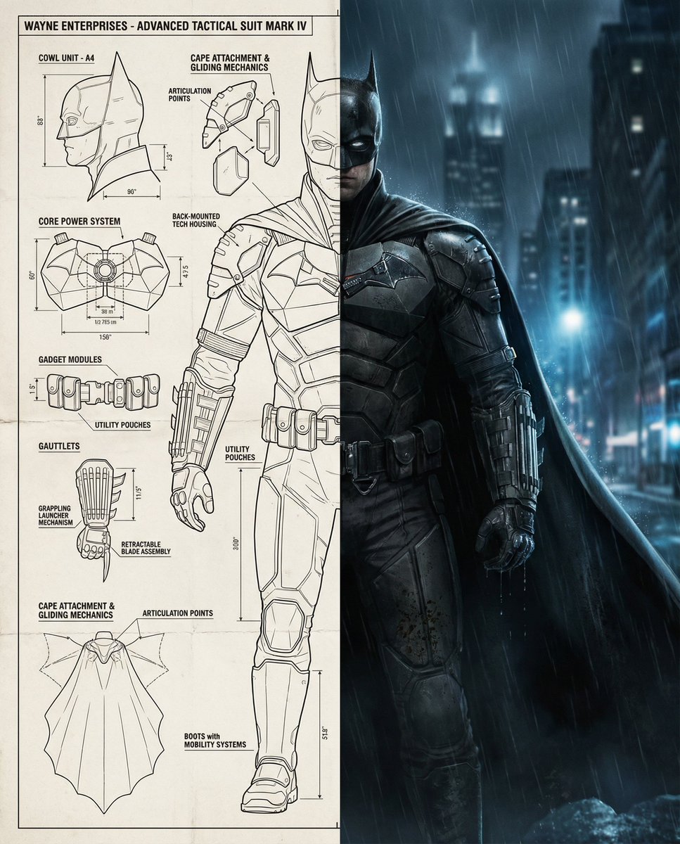 Blueprints to Bravery: Batman Unveiled