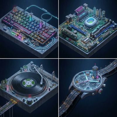 Mini Cities on Everyday Gadgets