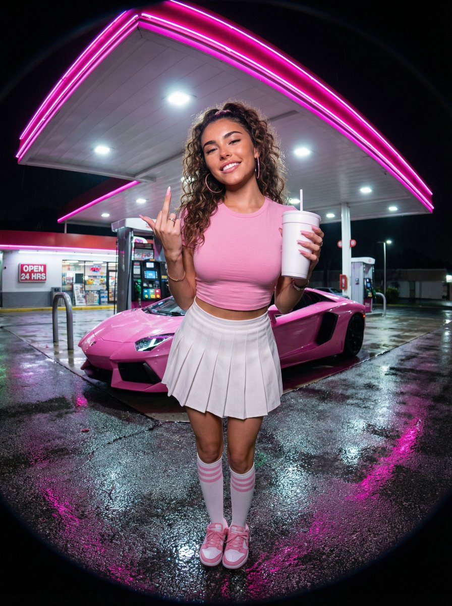 Neon Night Vibes with Madison Beer