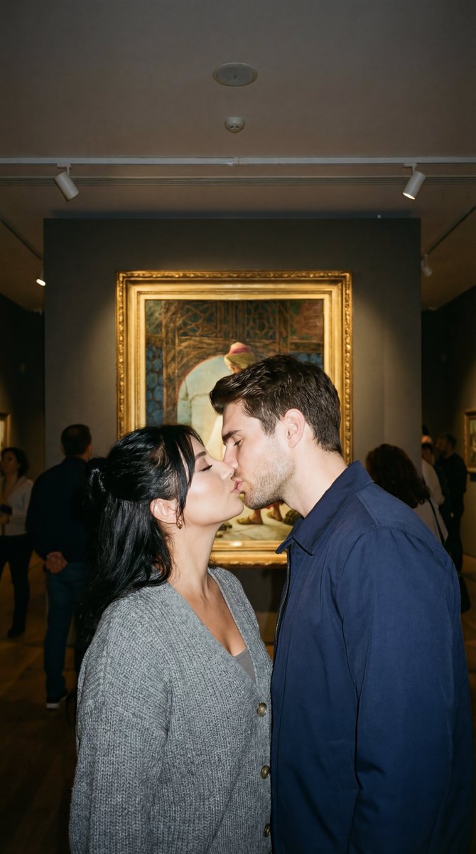 Love in the Gallery: A Portrait of Intimacy