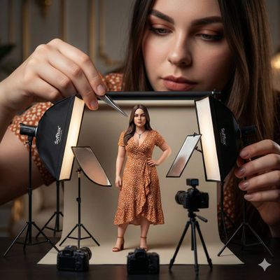 Miniature Fashion Photography in 8K Detail