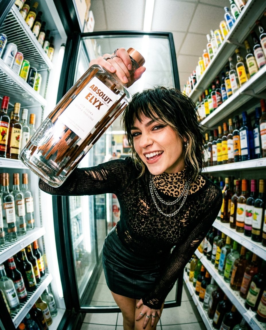Distorted Glamour in the Cooler Aisle