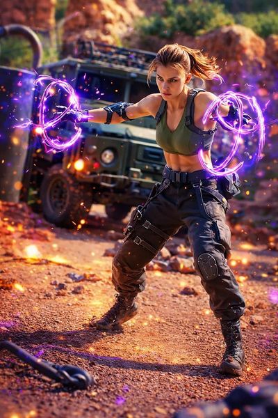 Empowered Warrior: The Energy Unleashed