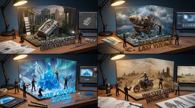 Miniature Design Studio: Crafting Metal Album Art