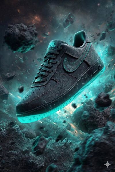 Cosmic Kicks: Nike Sneakers from Outer Space