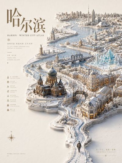 Relief City Atlas: Seasonal Journeys in Miniature