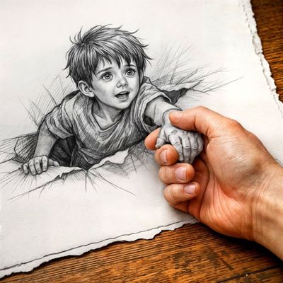 A Sketch That Reaches Beyond Paper