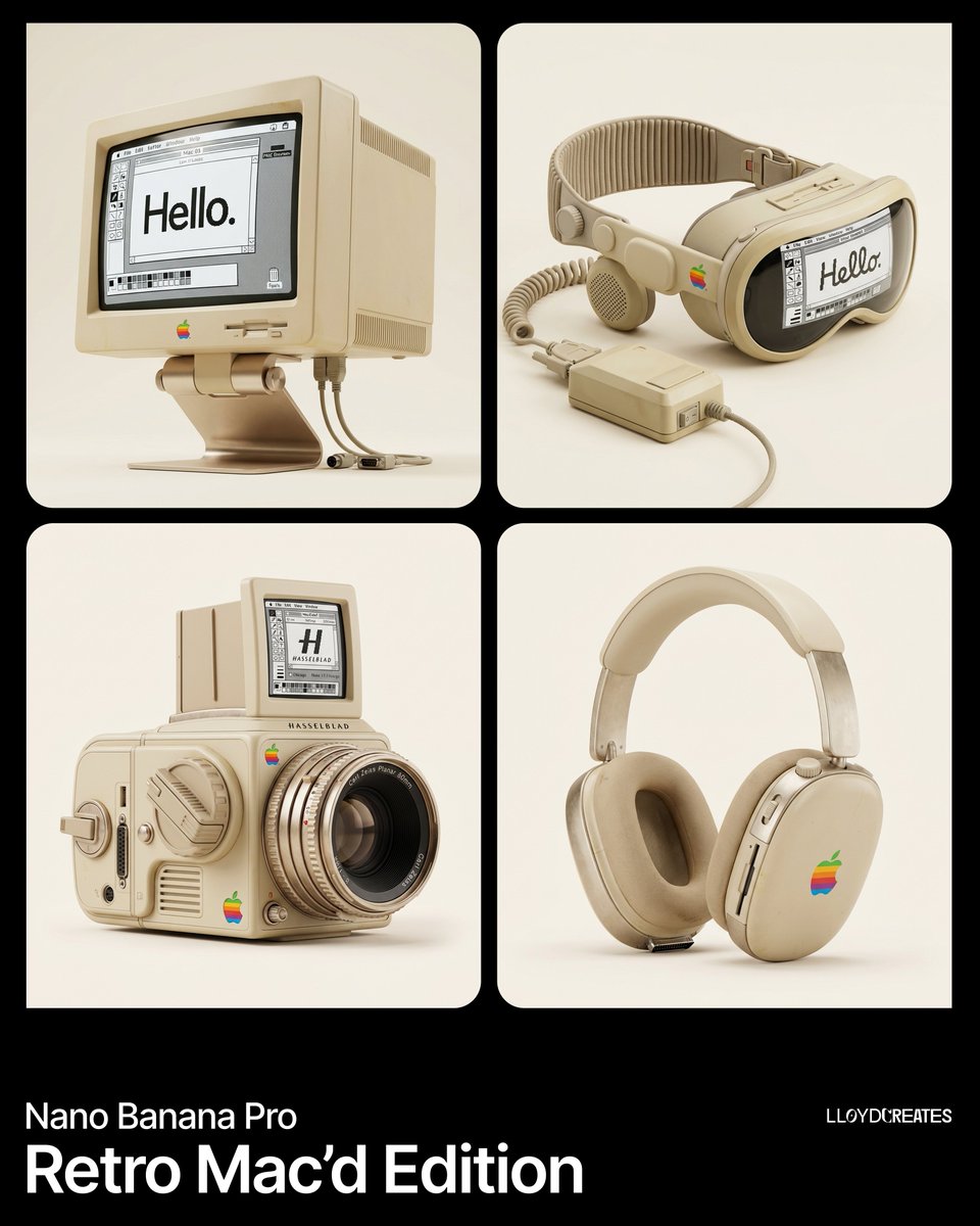 Nano Banana Pro: Retro Mac’d Edition