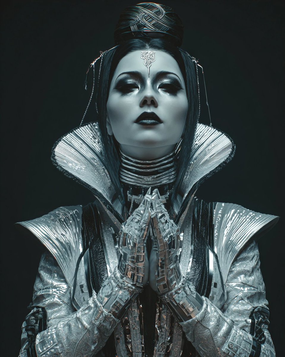 Futuristic Fashion Meets High-Tech Elegance
