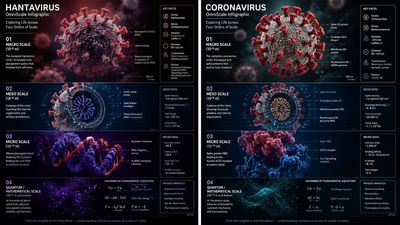 The Science of Viruses: Hantavirus vs. Coronavirus Infographic
