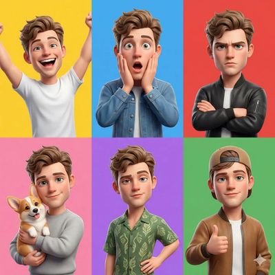 Six Faces of a Pixar-Inspired Hero
