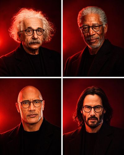 Photorealistic Studio Portrait in Cinematic Lighting