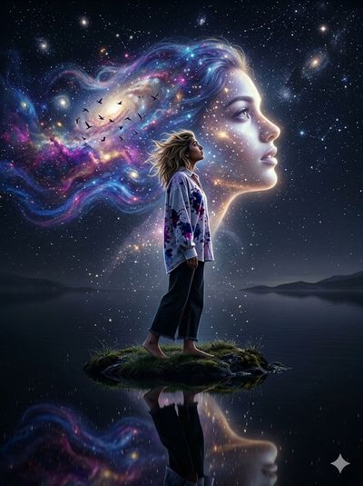 Cosmic Reverie: A Dance of Dream and Reality