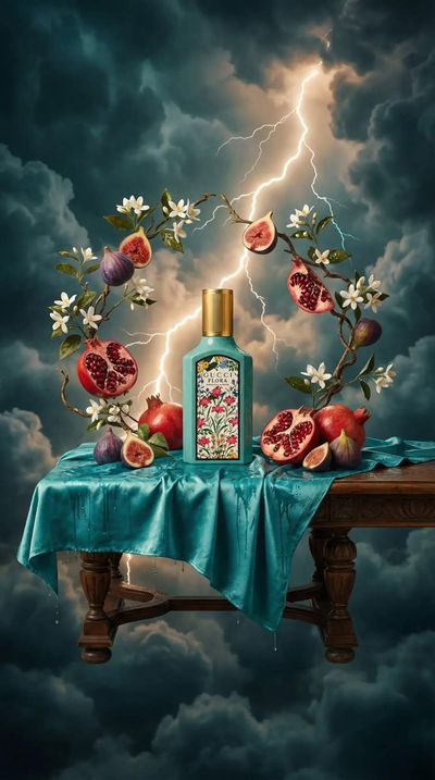 Mystical Still Life: Perfume, Symbols, and Shadows