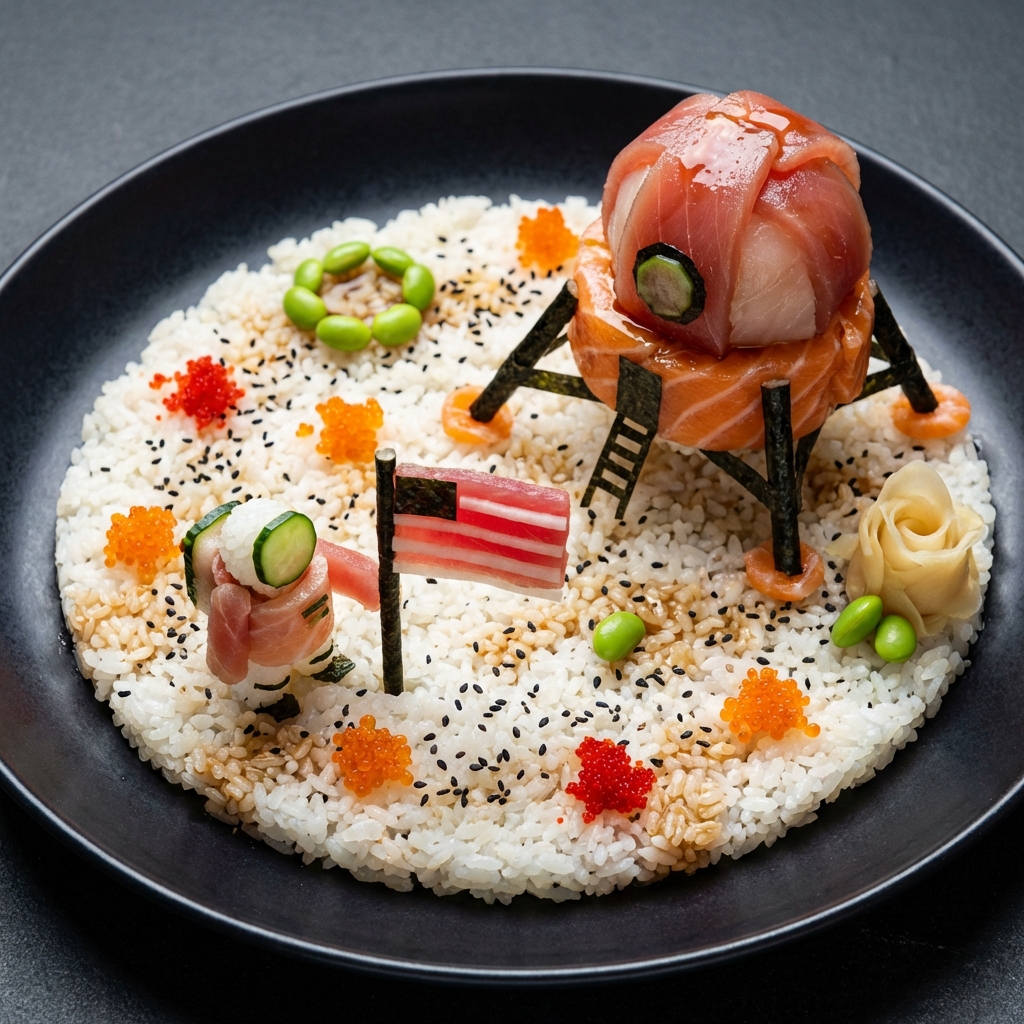 Lunar Landing, Sushi Style