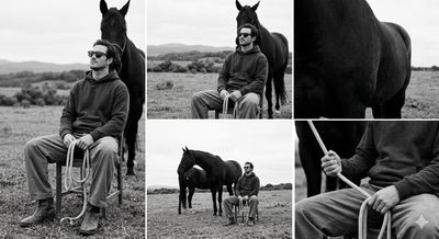 Monochrome Serenity: A Portrait in Contrast