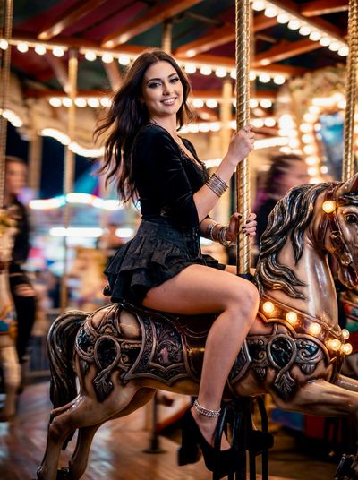Gothic Elegance Meets Joyful Motion