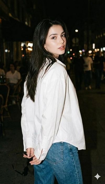 Cinematic Night Portrait on European Streets