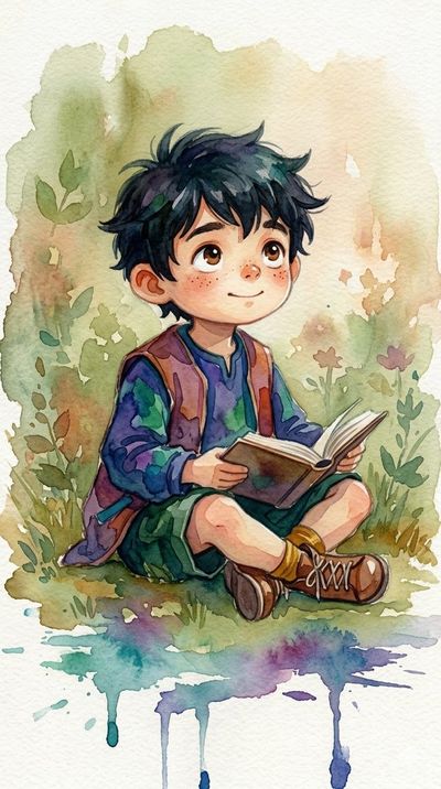 Whimsical Watercolor Tales in the Forest